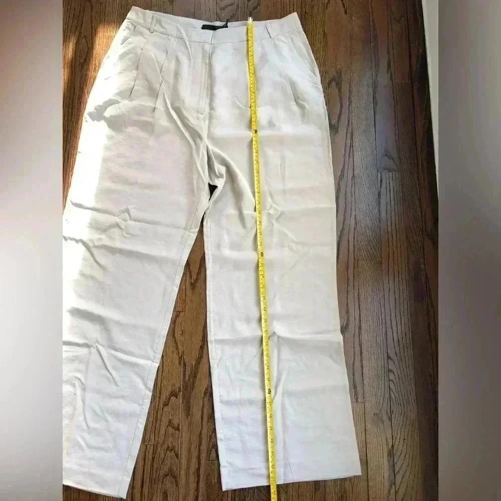 Jenni Kayne Women's 12 Jones Trousers in Tan - BRAND NEW W/TAGS! - Picture 10 of 14